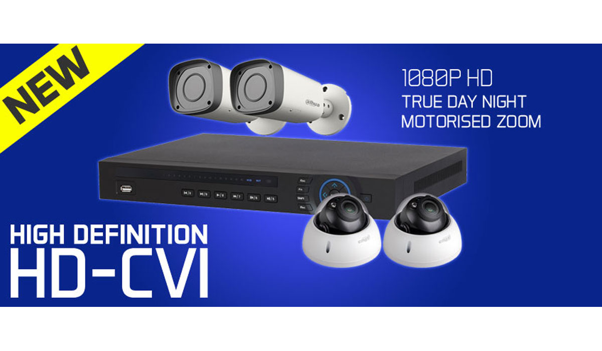 New Dahua HD-CVI products in 720p and 1080p with Motorised Zoom!