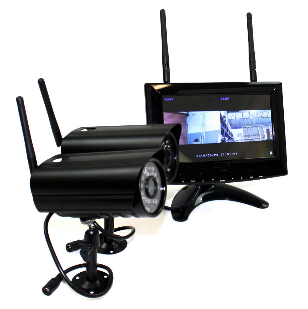 720P Digital Wireless CCTV Kit – with Free 128GB Storage!!