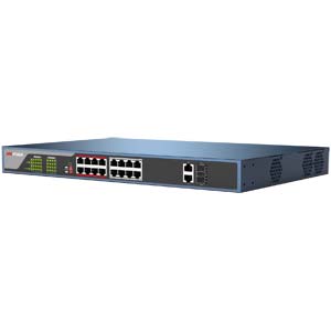 DS-3E0318P-E Hikvision 16 Ports 100Mbps Unmanaged PoE Switch with 2 x Gig Uplink #2