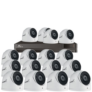 Kestrel 16ch 4K IP PoE CCTV Kit with 16x 8MP IP Turret Cameras