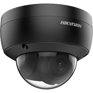 Hikvision DS-2CD2186G2-ISU-B 8MP 4K Acusense Dark Fighter Fixed Lens Vandal Dome Black Network Camera with Built in Mic