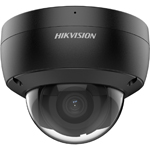 Hikvision DS-2CD2186G2-ISU-B 8MP 4K Acusense Dark Fighter Fixed Lens Vandal Dome Black Network Camera with Built in Mic