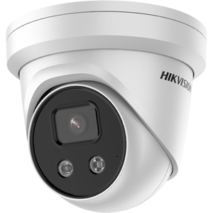 Hikvision DS-2CD2366G2-IU 6 MP AcuSense Dark Fighter Fixed Turret White Network Camera with Built in Mic #2
