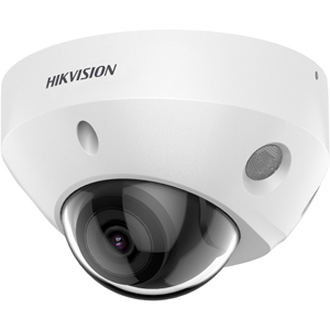 Hikvision DS-2CD2583G2-IS 8MP 4K AcuSense Dark Fighter Fixed Mini Vandal Dome White Network Camera with Built in Mic