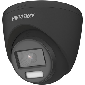Hikvision DS-2CE72KF3T-E-B 5MP 3K Fixed Lens ColorVu PoC Black Turret Camera (2.8mm Lens)
