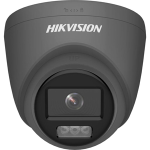 Hikvision DS-2CE72KF3T-LE-G 5MP 3K ColorVu Dual Light Grey PoC Fixed Turret Camera (2.8mm Lens)