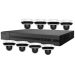 HiLook by Hikvision 8Ch IP CCTV Kit with 8x 4MP H.265 HD 4X Zoom IP Mini PTZ Camera with Built in Mic