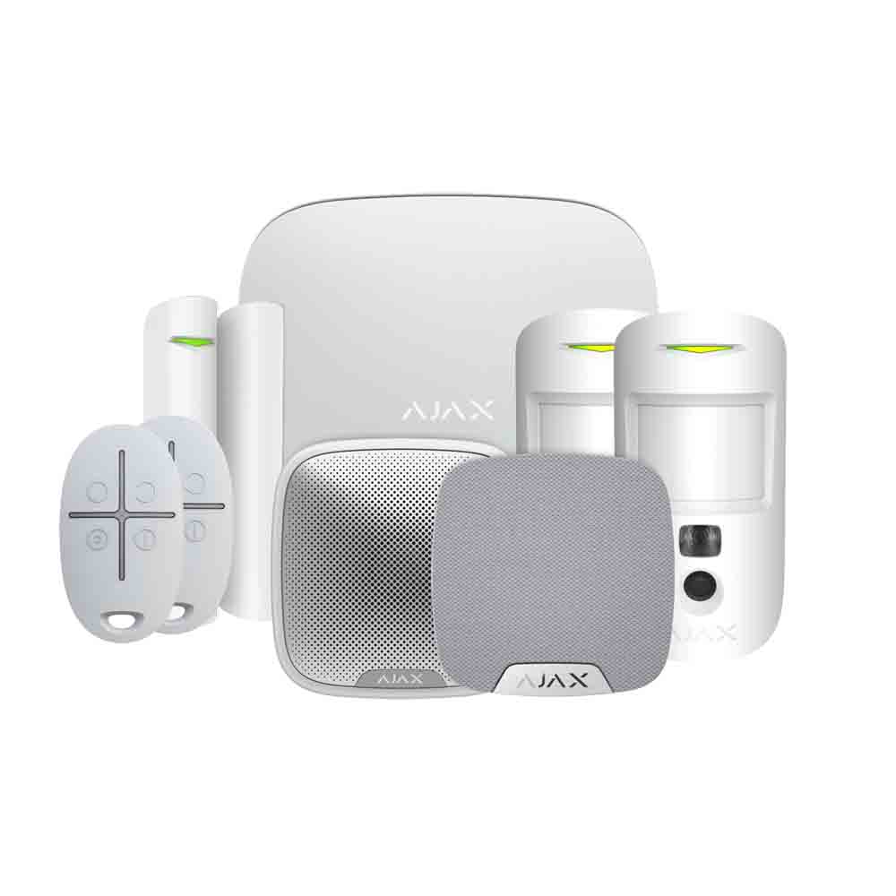 Ajax Hub2kit1 White Intruder Alarm Kit